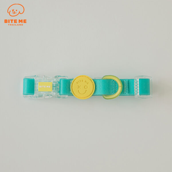 Bite Me XO Waterproof Collar - Aqua Mint - S